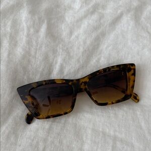 Anine Bing Tortoiseshell Brown Cat-Eye Sunglasses